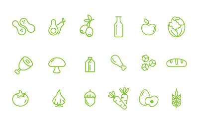 Tree leaf ecology nature concept element design template v.19