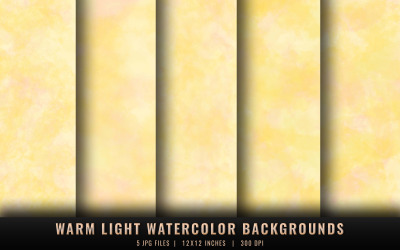 Warm Light Watercolor Backgrounds