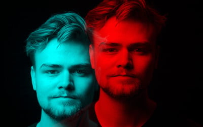 Fotóeffektus PSD-makett sablonhoz