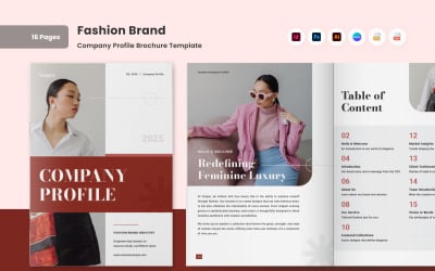 Luxury Fashion Business Company Profile Brochure