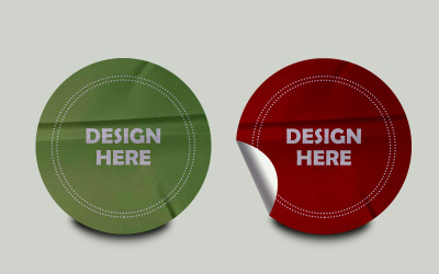 Sticker Mockup Template Design -36