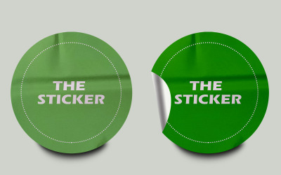 Sticker Mockup Template Design -37