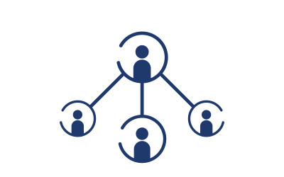 Diseño de logotipo, ilustración de icono social y de atención comunitaria v.4