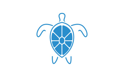 Schildkröte Tier Cartoon Symbol Vektor Illustration Design Vorlage v.9