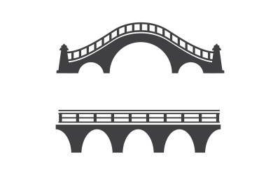 Die Bridge-Illustration - Logo-Design-Vorlage v.1