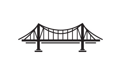 Ilustracja mostu Szablon projektu logo v.28