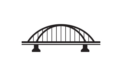 The Bridge illustration Logo design template v.29