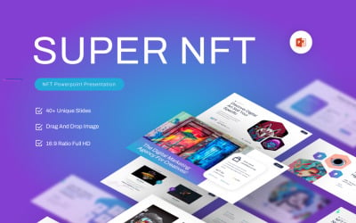 超级 NFT PowerPoint 模板