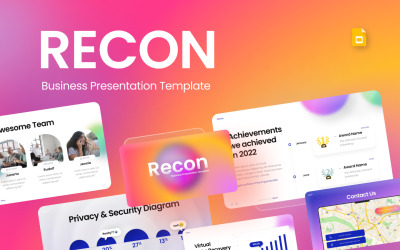 Modèle de diapositives Google pour Recon Business