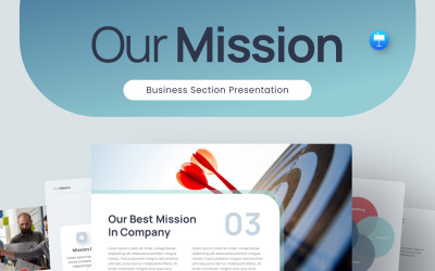 Vår Mission Business Keynote-mall