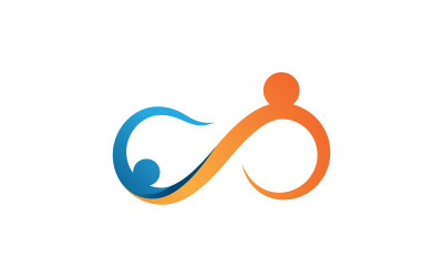 Infinity Loop motion Design Vector icon illustration v.6