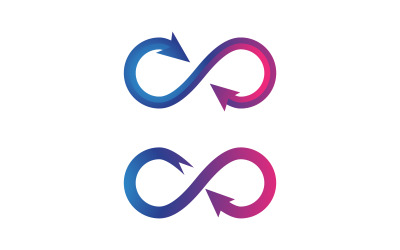 Infinity Loop motion Design Vector icon illustration v.7