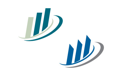 Info Graphic Business Finance Logo template icon design v.2