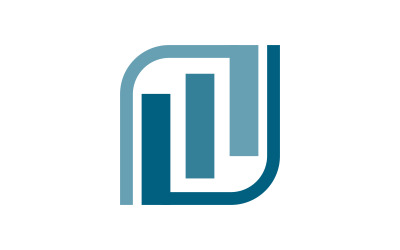 Infografik Business Finance Logo Vorlage Symbol Design v.3