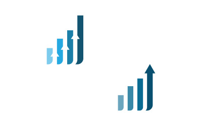 Infografik Business Finance Logo Vorlage Symbol Design v.9
