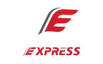 Logo für Expresslieferung, Vektorgrafik-Design v.8