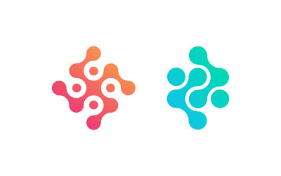 Meta Ball Science  icon vector design template v.4