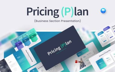 Plantilla de Keynote para plan de precios de negocios