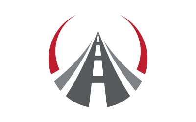 Way sign vector icon illustration design template v.1