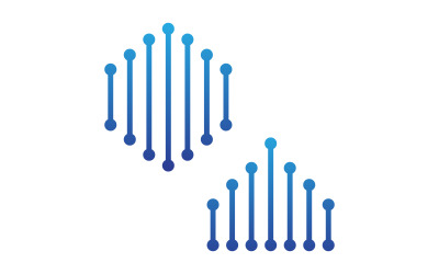 Circuit Digital Future Logo Şablonu tasarımı v.5