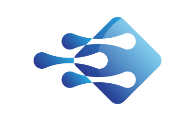 Circuit Digital Future Logo Şablonu tasarımı v.7