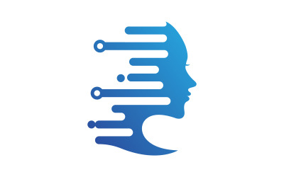 Circuit Digital Future Logo Template design v.8
