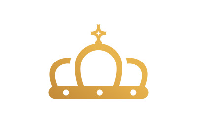 Corona del re Logo Template icona vettoriale v.13
