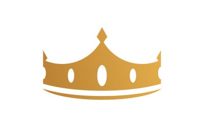 Crown of king Logo Template vector icon v.11