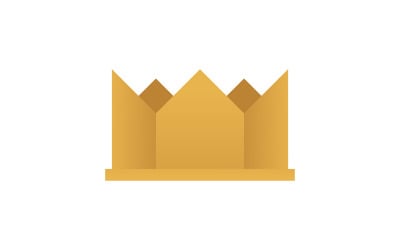 Crown of king Logo Template vector icon v.8