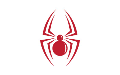 Designvorlage für Spinnensymbol-Vektorillustration v.11