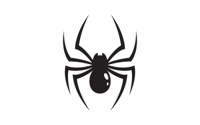 Designvorlage für Spinnensymbol-Vektorillustration v.12