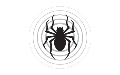 Designvorlage für Spinnensymbol-Vektorillustration v.13