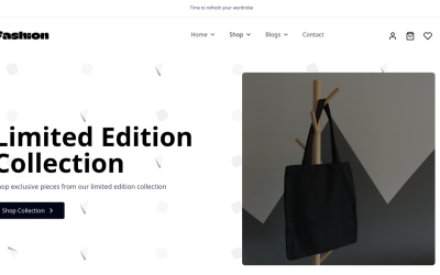 Móda - Šablona webu obchodu s oblečením HTML5 Tailwind CSS