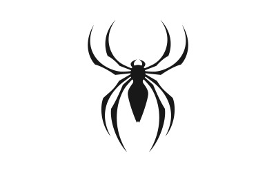 Spider icon vector illustration design template v.10