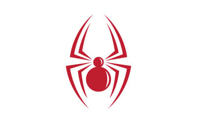 Spider icon vector illustration design template v.11
