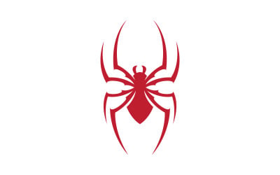 Spider icon vector illustration design template v.8