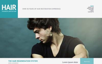 Frisörssvar Responsivt WordPress-tema