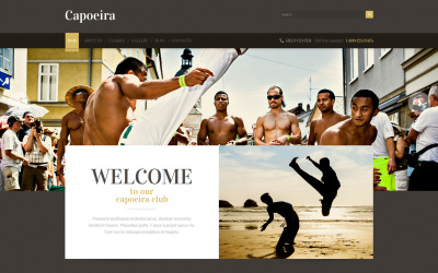 Thème WordPress réactif pour les arts martiaux