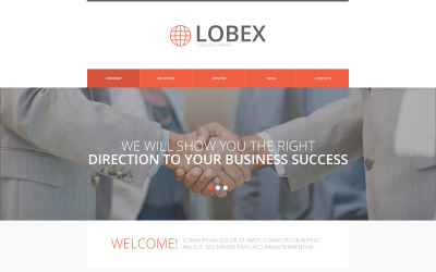 Responsieve websitesjabloon raadplegen