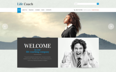 Reszponzív Life coaching WordPress sablon 49227
