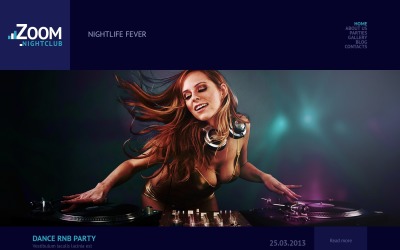 Tema WordPress responsivo à música