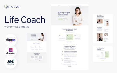 UpMotive - WordPress motiv Life Coach