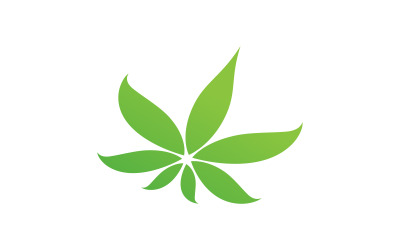 Cannabis Marihuana Zeichen Symbol Illustration Design Vorlage v.11