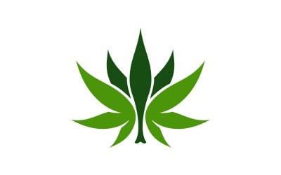 Cannabis marijuana sign symbol illustration design template v.16