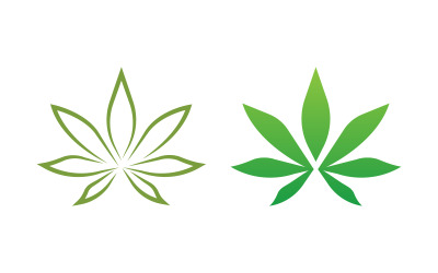 Cannabis marijuana sign symbol illustration design template v.5