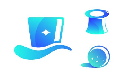 Elemento magico Circo Icona vettoriale Illustrazione Design Template v.10
