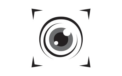 Focus icon vector illustration design Logo template v.11
