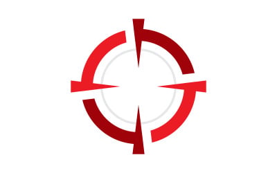 Focus icon vector illustration design Logo template v.6