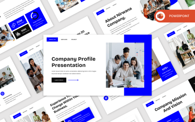 Nirwana - Modelo de PowerPoint de Perfil da Empresa