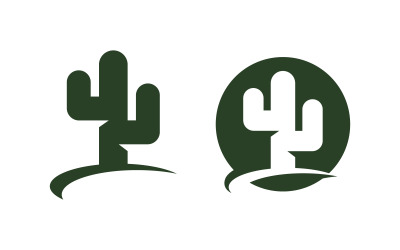 仙人掌植物图标设计标志模板矢量 v.4